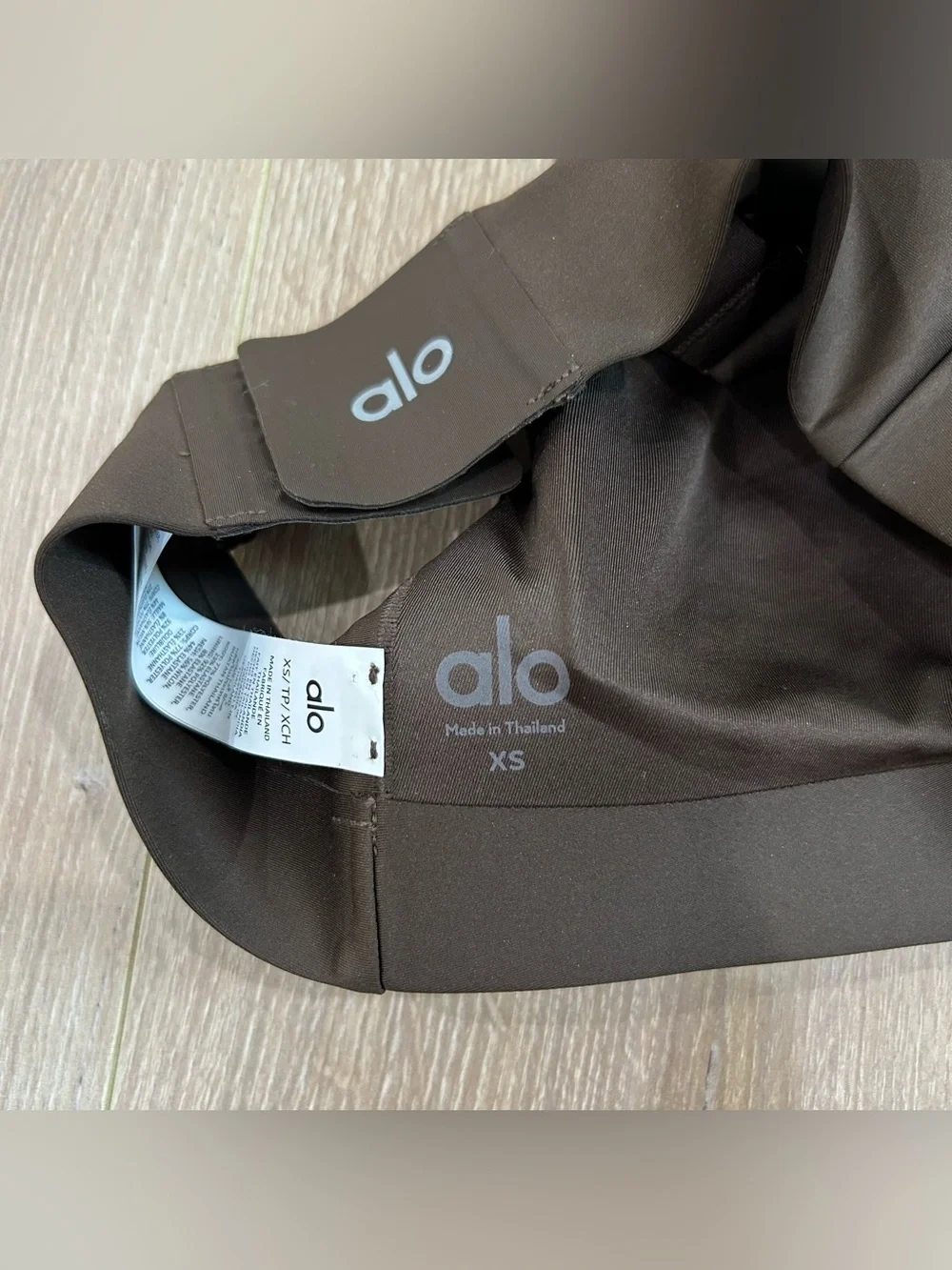 Alo Yoga Airlift Strength Bra Brown Size Extra Small